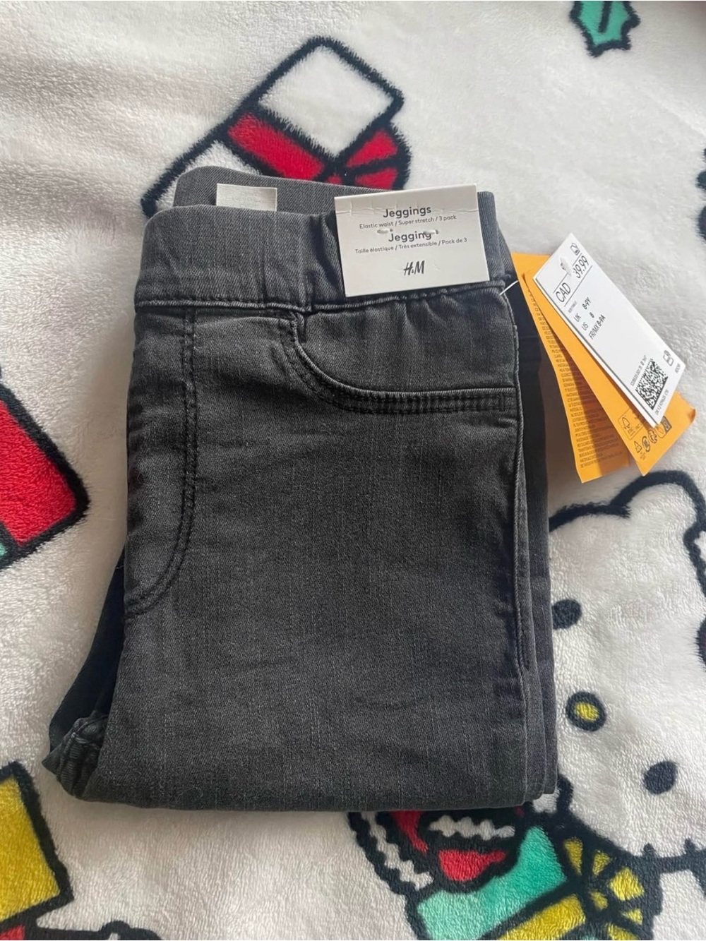 H&M Kids Grey Stretchy Jeggings - BNWT
